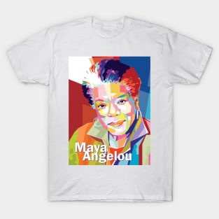 Maya Angelou in Pop art T-Shirt